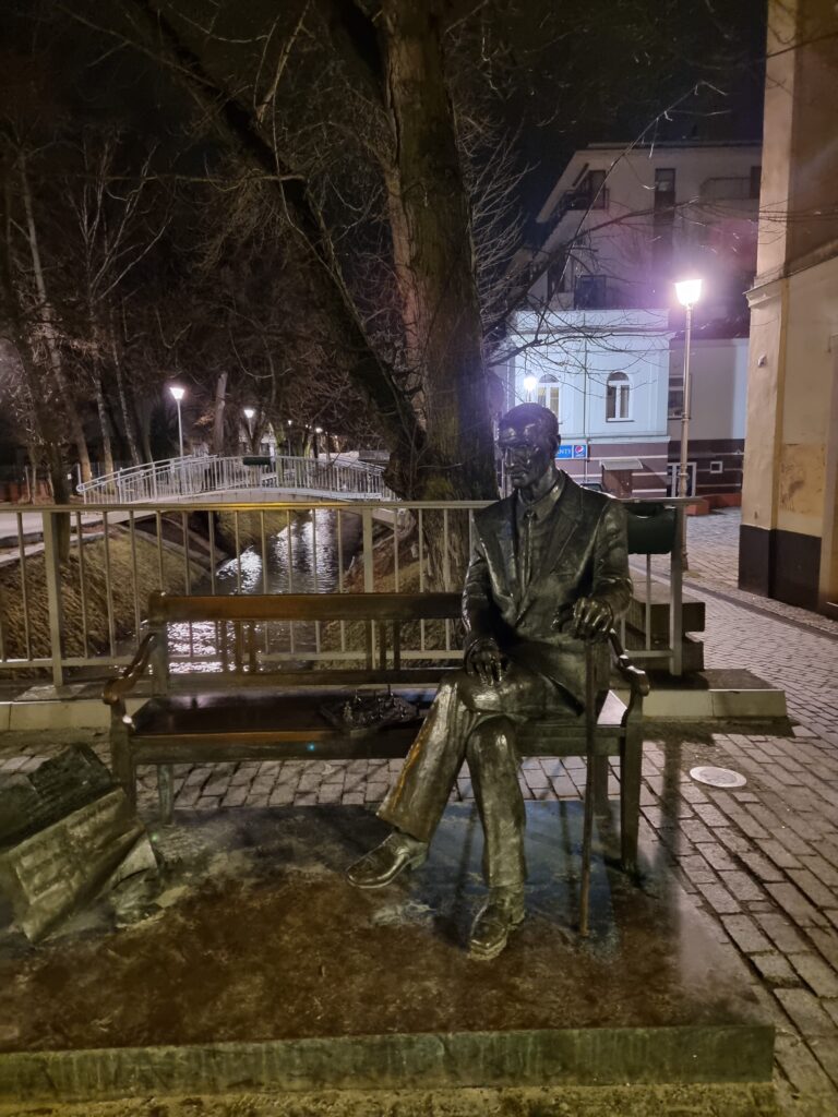 statue at Kielce