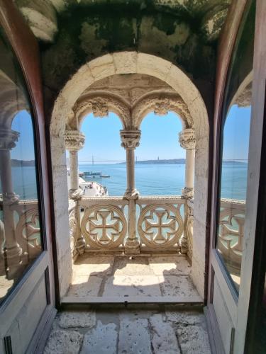 Η θέα μέσα από τον πύργο της Belem